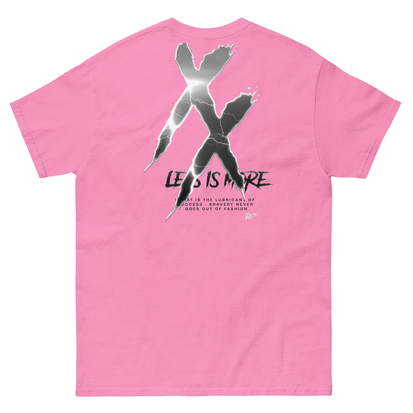 Less is More - Black Lightning Graphic Tee