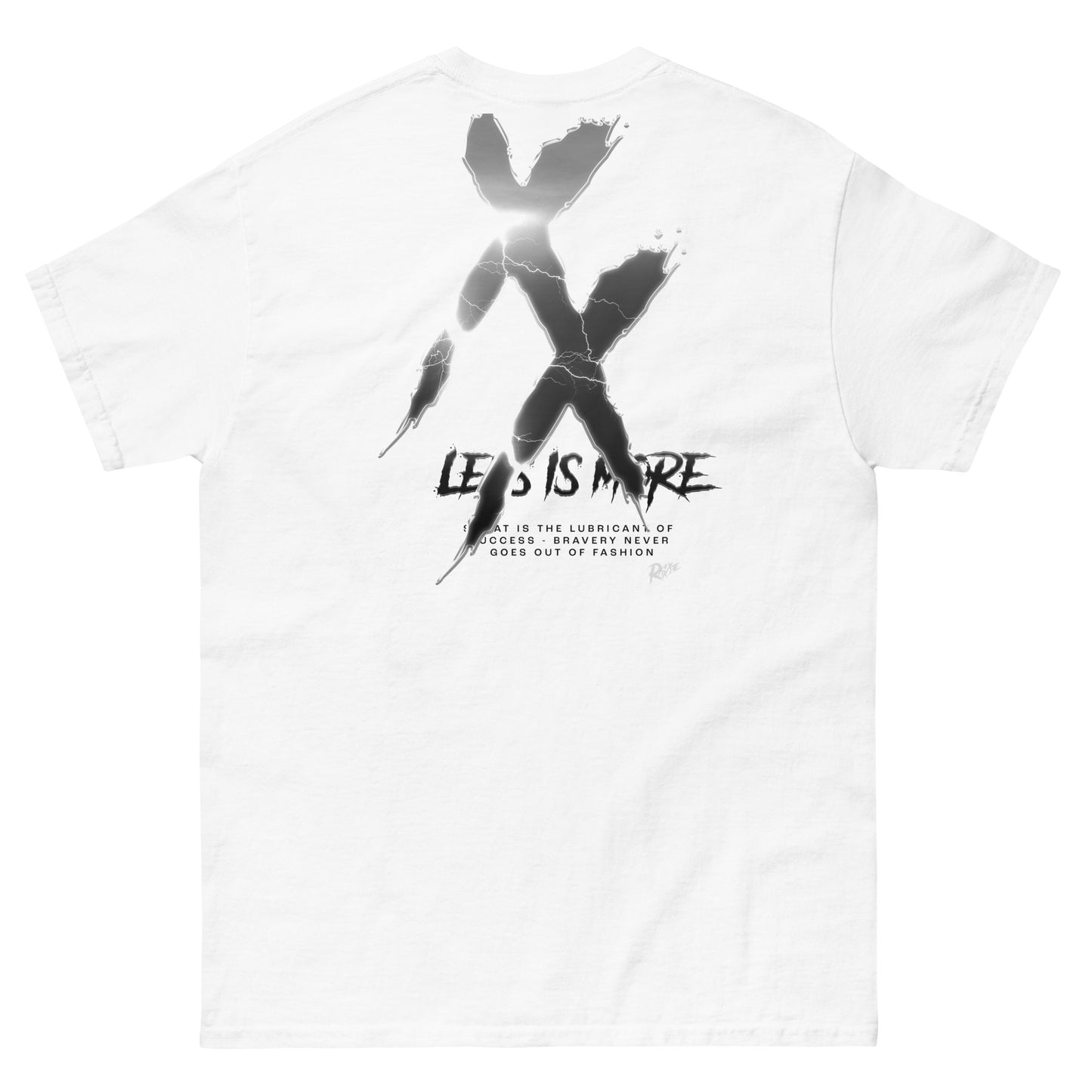 Less is More - Black Lightning Graphic Tee