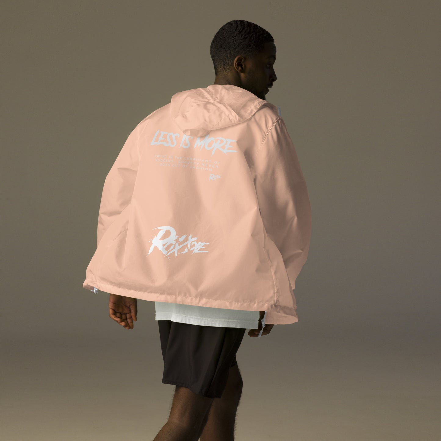 Unisex "Less Is More" Windbreaker