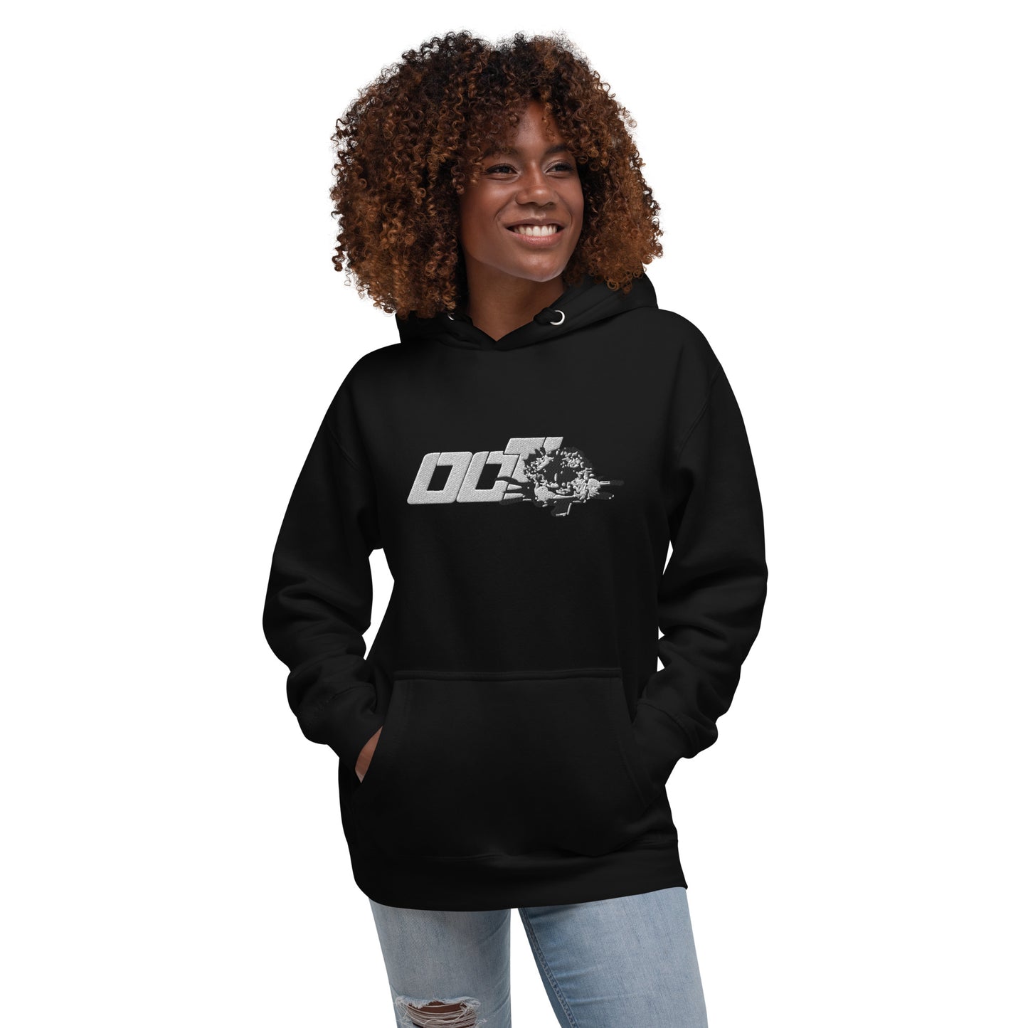 Unisex (White) ooT World Embroidered Hoodie