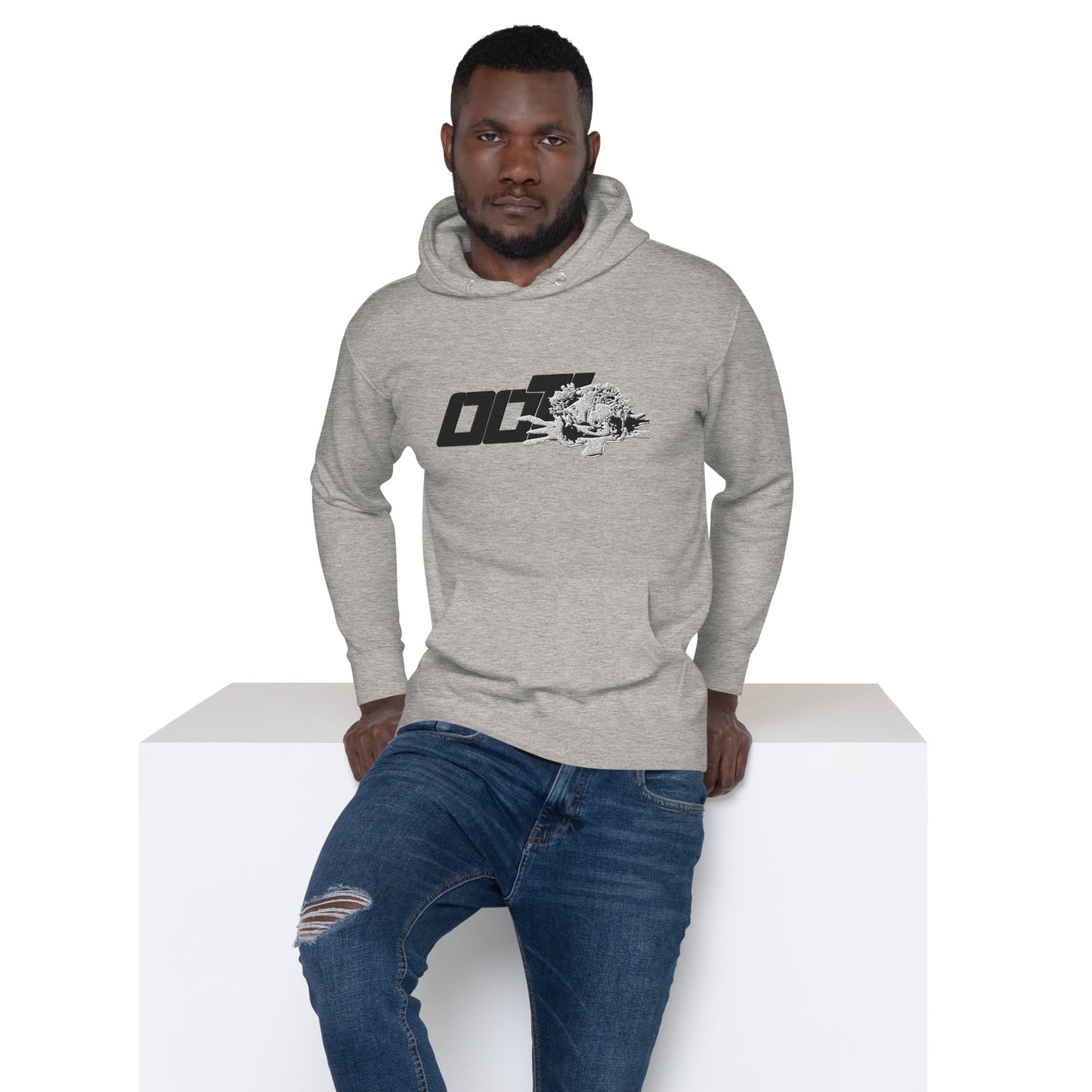 Unisex (Black) ooT World Embroidered Hoodie