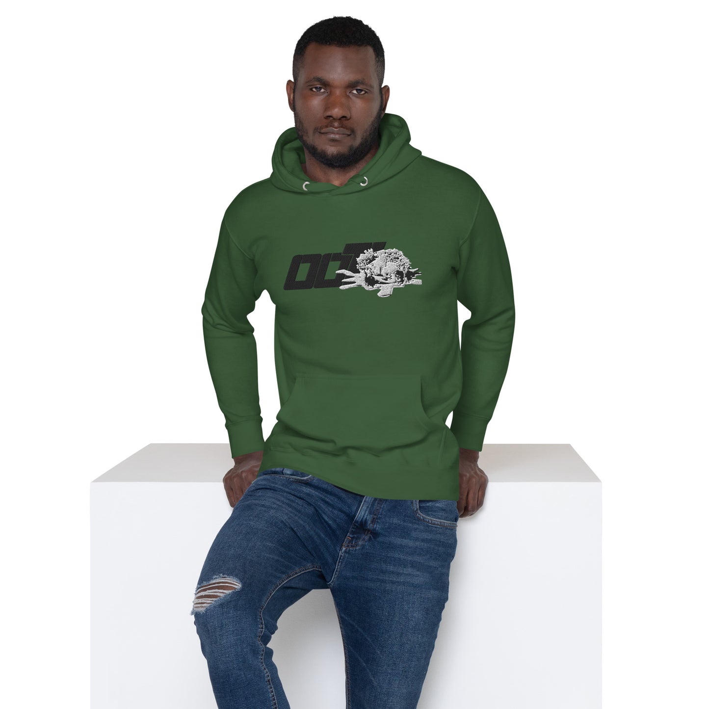 Unisex (Black) ooT World Embroidered Hoodie