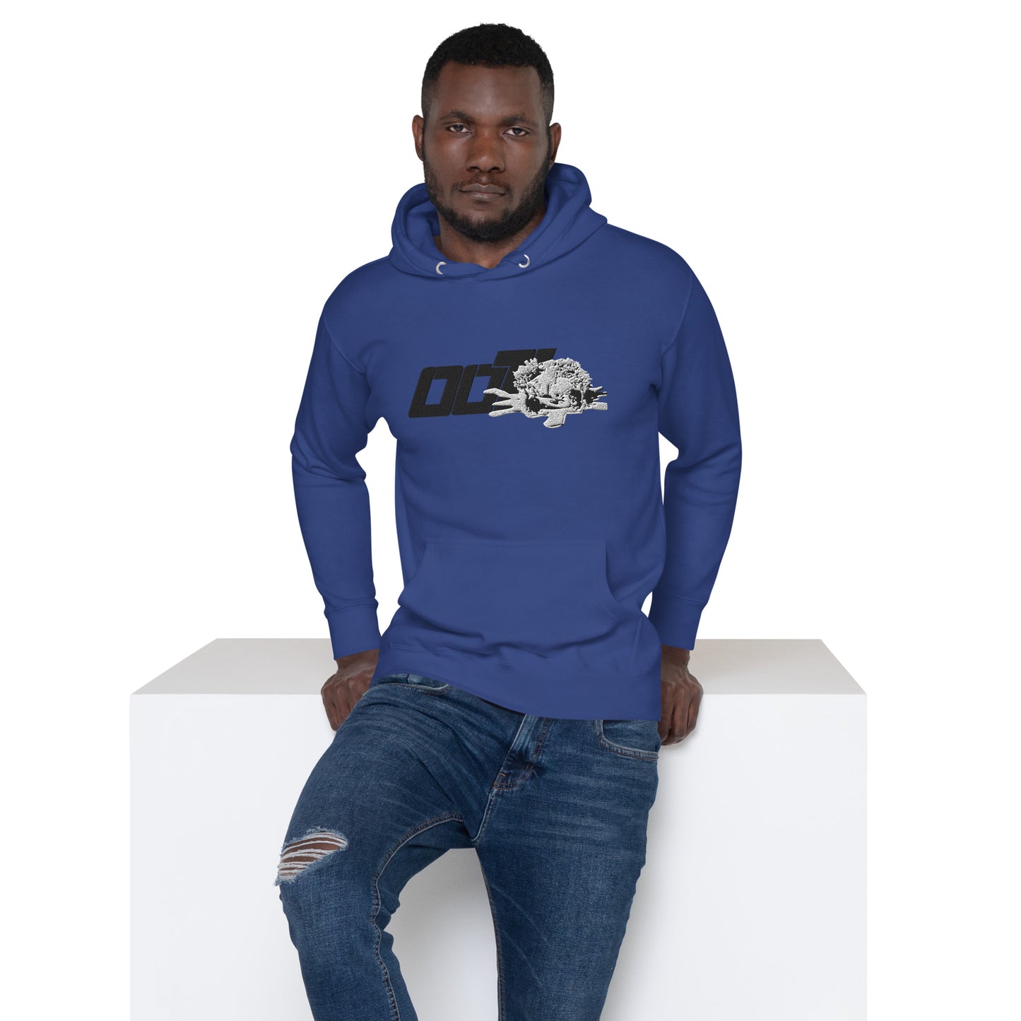 Unisex (Black) ooT World Embroidered Hoodie
