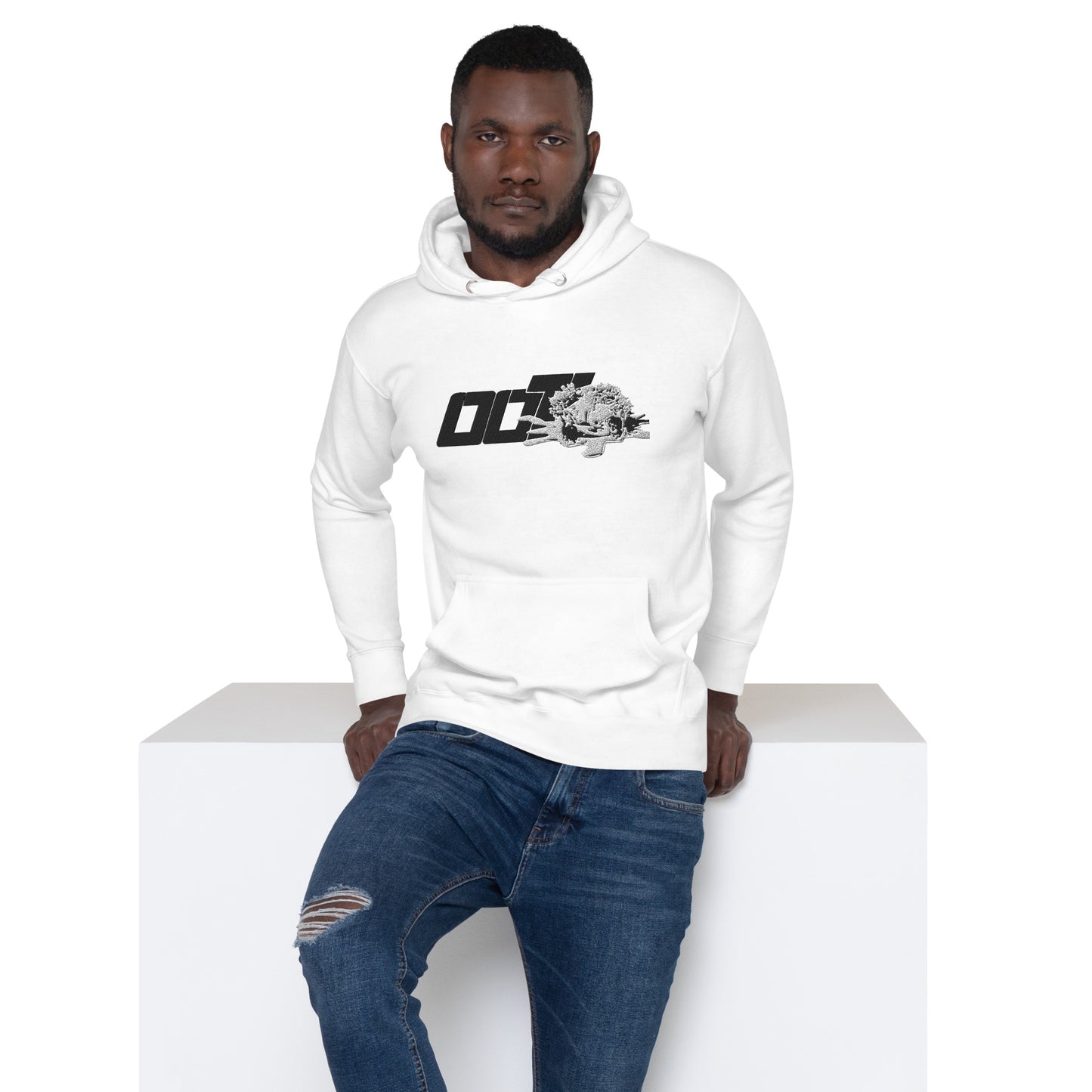 Unisex (Black) ooT World Embroidered Hoodie