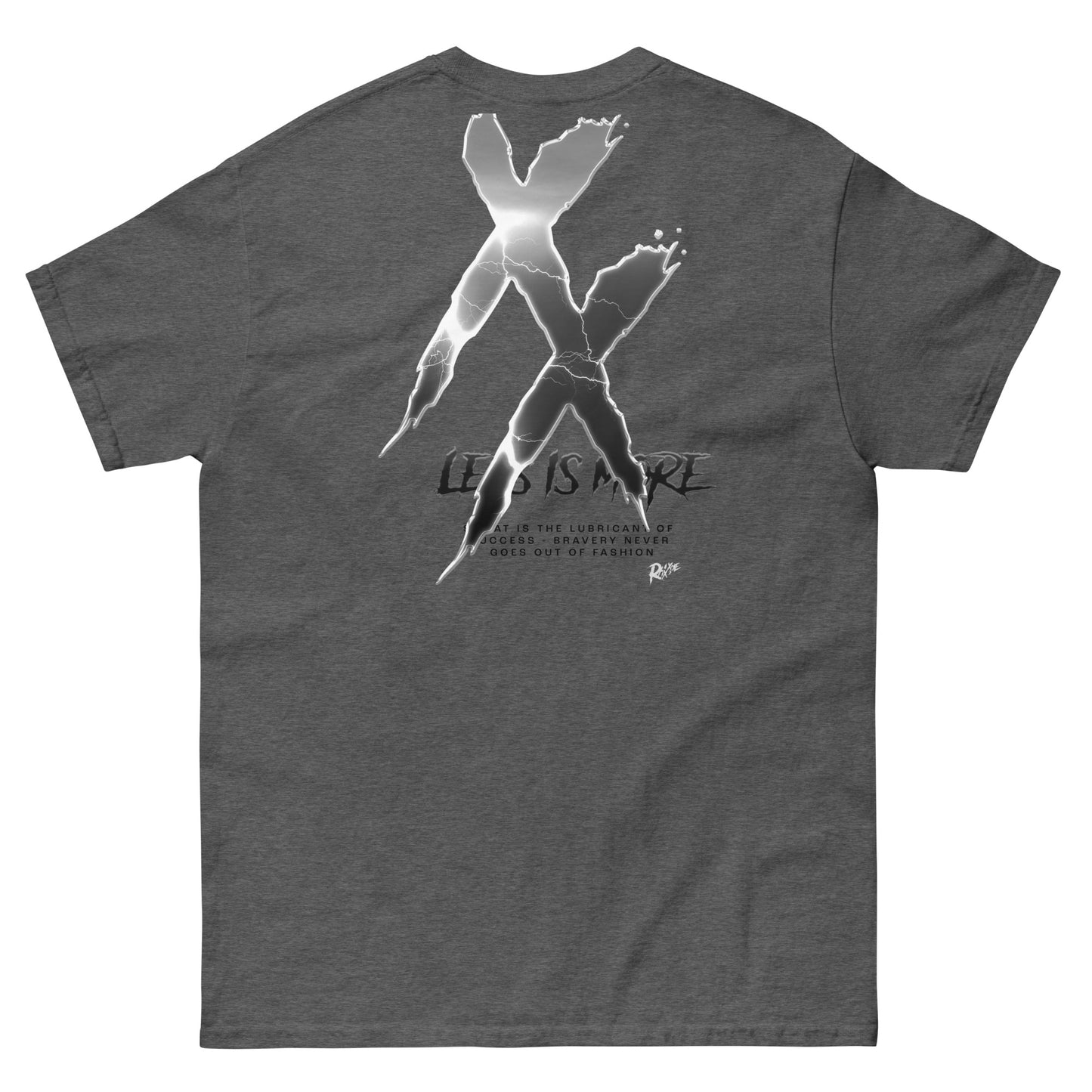 Less is More - Black Lightning Graphic Tee